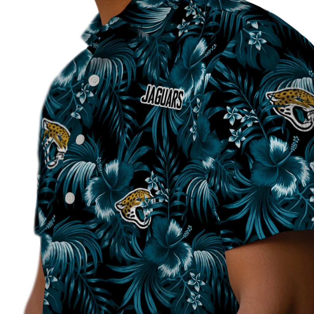 Jacksonville Jaguars Hawaiian Shirt - Hibiscus Exotic | Moonbestprint