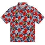 Jacksonville Jaguars Hawaiian Shirt - Hibiscus Fiesta | Moonbestprint