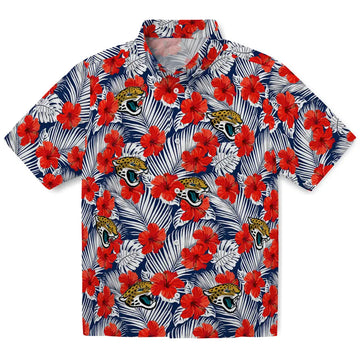 Jacksonville Jaguars Hawaiian Shirt - Hibiscus Fiesta | Moonbestprint