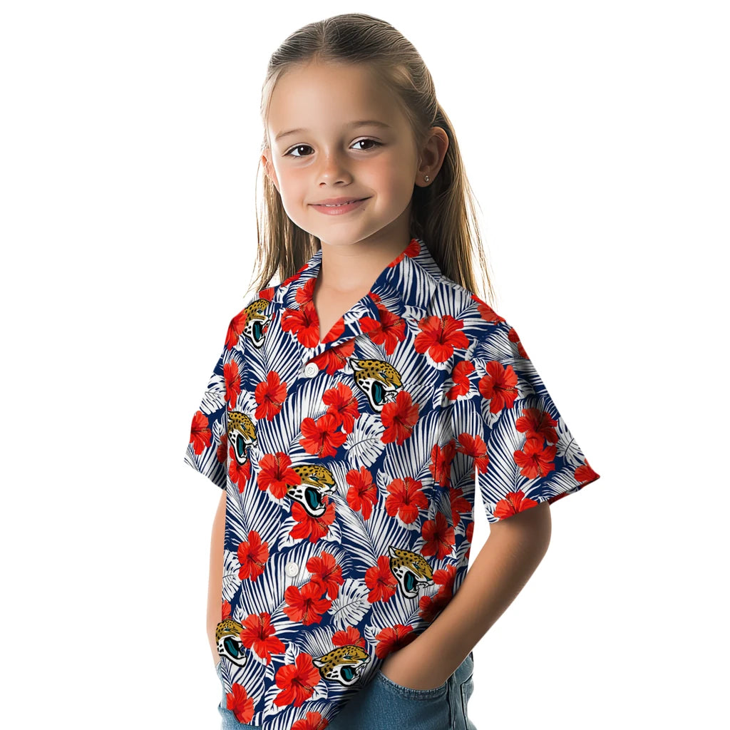 Jacksonville Jaguars Hawaiian Shirt - Hibiscus Fiesta | Moonbestprint