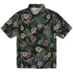 Jacksonville Jaguars Hawaiian Shirt - Hibiscus Leaves Pattern | Moonbestprint