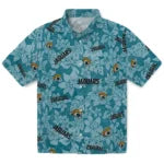 Jacksonville Jaguars Hawaiian Shirt - Hibiscus Oasis | Moonbestprint