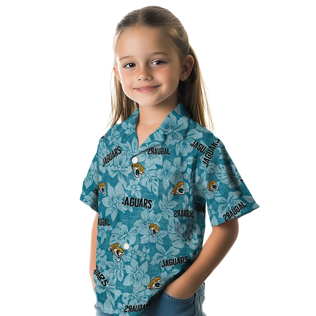 Jacksonville Jaguars Hawaiian Shirt - Hibiscus Oasis | Moonbestprint