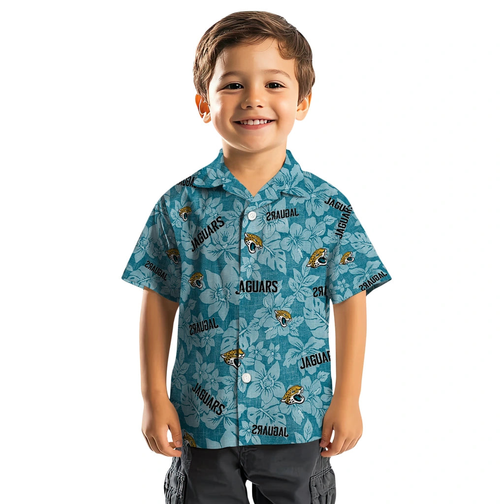 Jacksonville Jaguars Hawaiian Shirt - Hibiscus Oasis | Moonbestprint