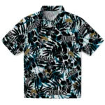 Jacksonville Jaguars Hawaiian Shirt - Hibiscus Overlay | Moonbestprint