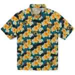 Jacksonville Jaguars Hawaiian Shirt - Hibiscus Tropics | Moonbestprint