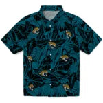 Jacksonville Jaguars Hawaiian Shirt - Monstera Layer | Moonbestprint