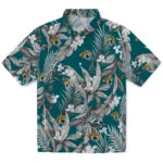 Jacksonville Jaguars Hawaiian Shirt - Palm Leaves | Moonbestprint