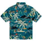 Jacksonville Jaguars Hawaiian Shirt - Palm Tree Island | Moonbestprint