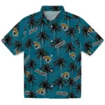 Jacksonville Jaguars Hawaiian Shirt - Palm Tree Motif | Moonbestprint