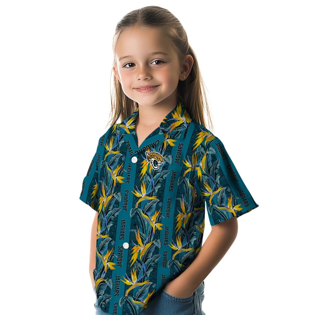 Jacksonville Jaguars Hawaiian Shirt - Paradise Vines | Moonbestprint