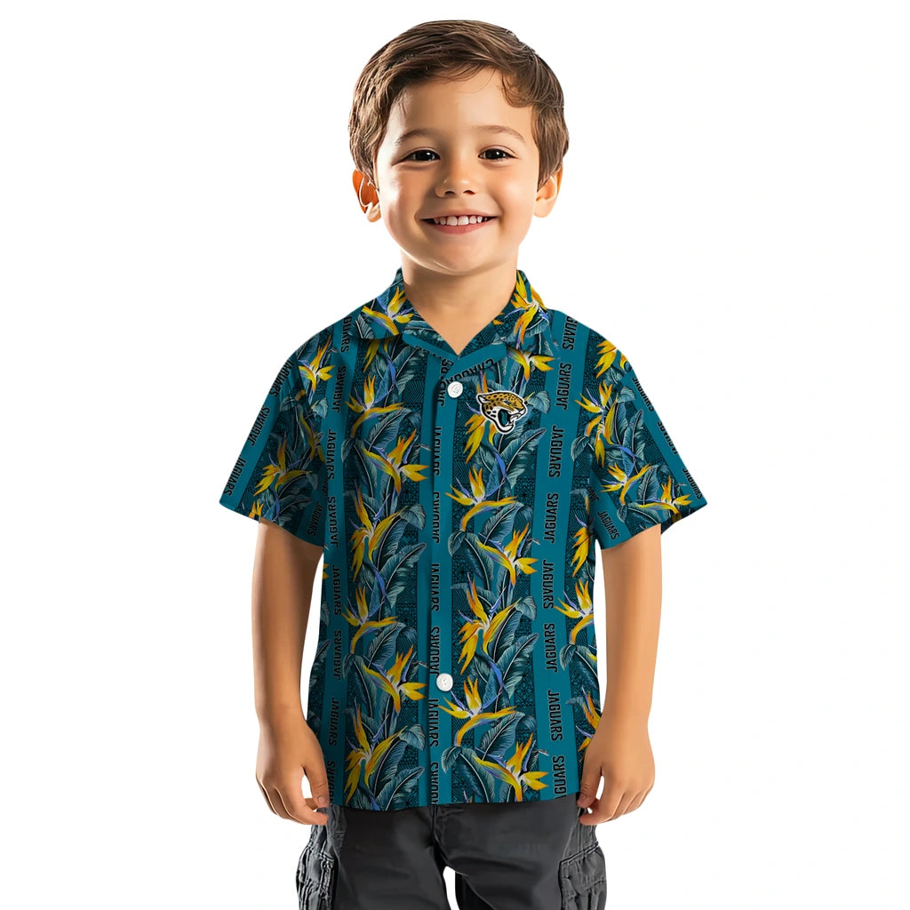 Jacksonville Jaguars Hawaiian Shirt - Paradise Vines | Moonbestprint