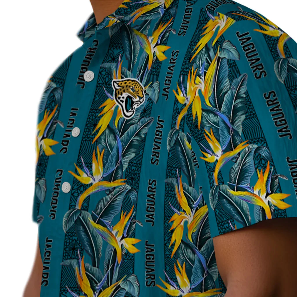 Jacksonville Jaguars Hawaiian Shirt - Paradise Vines | Moonbestprint
