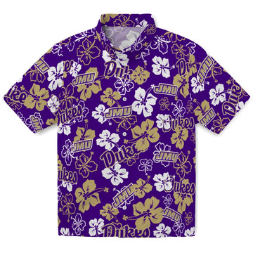 James Madison Dukes Hibiscus Bloom Hawaiian Shirt – Moonbestprint