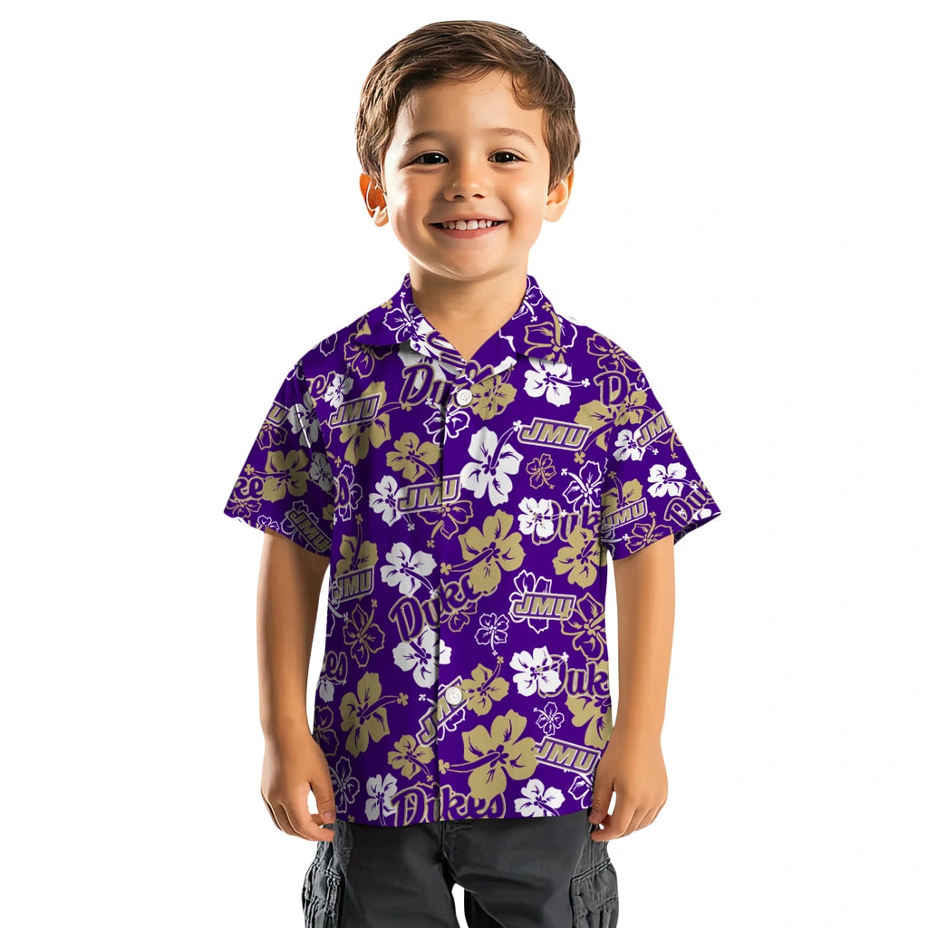 James Madison Dukes Hibiscus Bloom Hawaiian Shirt – Moonbestprint