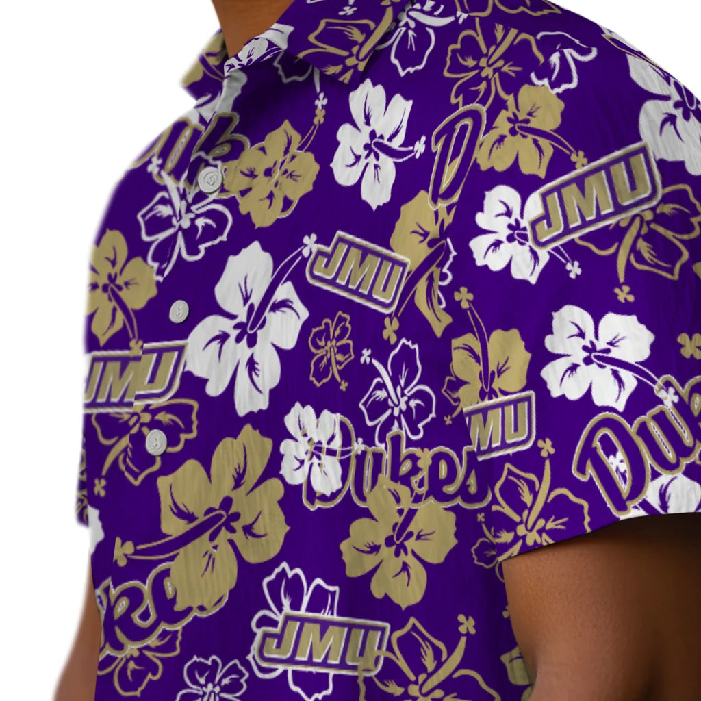 James Madison Dukes Hibiscus Bloom Hawaiian Shirt – Moonbestprint