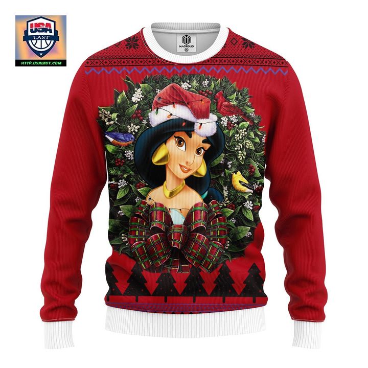 Jasmin Princess Noel Mc Ugly Christmas Sweater Thanksgiving Gift ? Usalast
