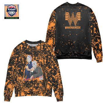Jason Voorhees And Whataburger Ugly Christmas Sweater ? Usalast