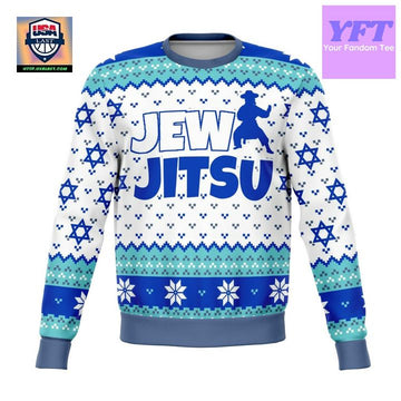 Jewjitsu Meme 2022 Design 3d Ugly Christmas Sweater ? Usalast
