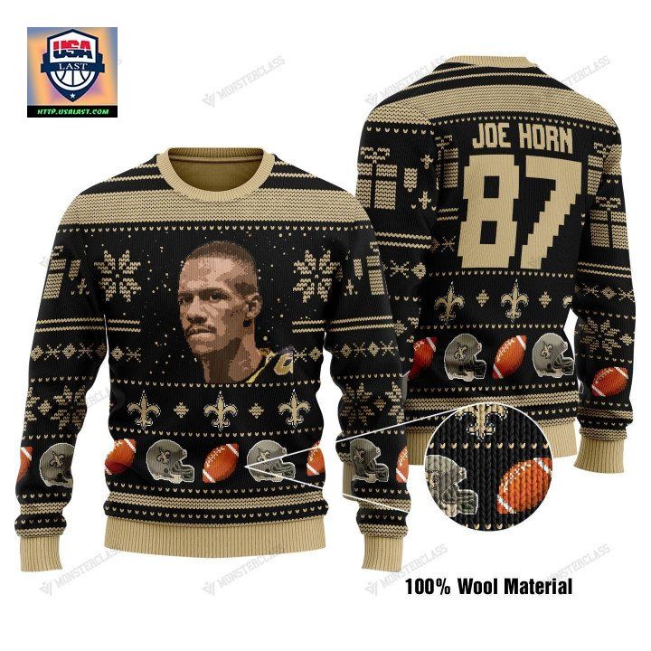 Joe Horn 87 New Orleans Saints Nfl Christmas Sweater ? Usalast