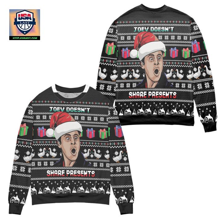Joey Doesnt Share Present Friends Ugly Christmas Sweater ? Usalast