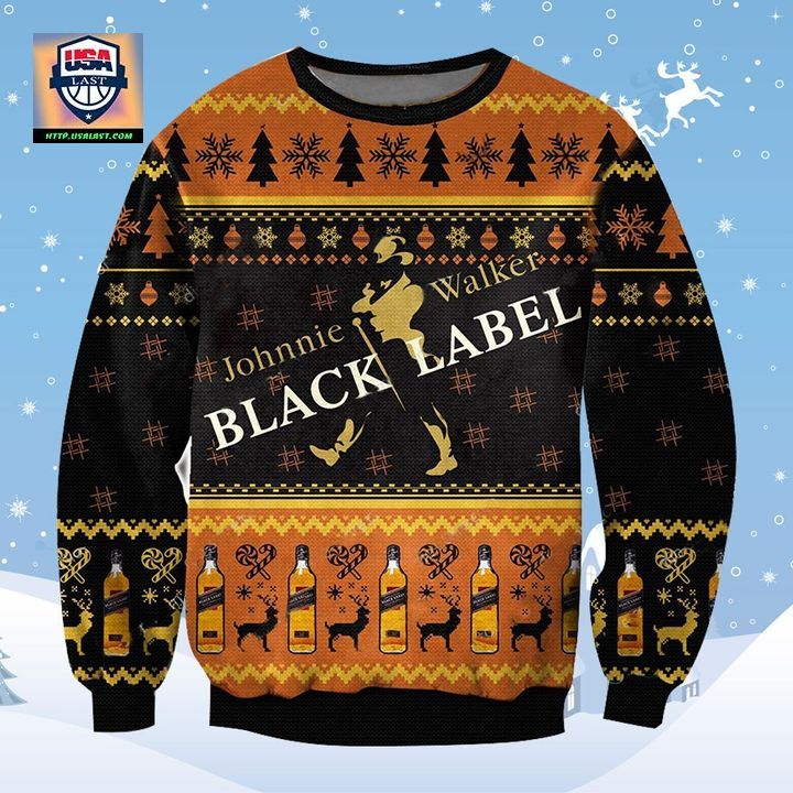 Johnnie Walker Black Label Ugly Christmas Sweater 2022 ? Usalast