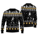 Johnnie Walker Puppy Snowflake Pattern Ugly Sweater – Moonbestprint