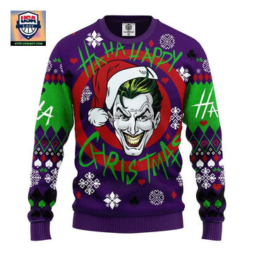 Joker Green Ugly Christmas Sweater Amazing Gift Idea Thanksgiving Gift ? Usalast