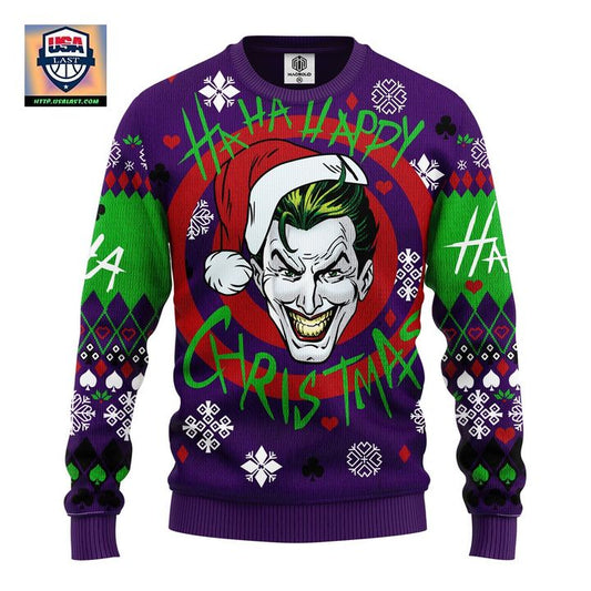 Joker Green Ugly Christmas Sweater Amazing Gift Idea Thanksgiving Gift ? Usalast