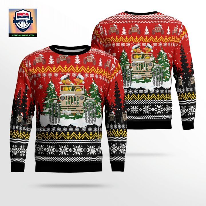 Jp Duck Christmas AOP Sweater ? Usalast