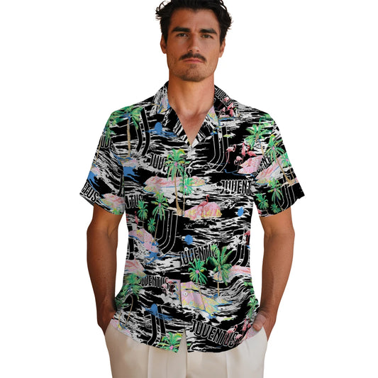 Juventus Flamingo Retreat 2026 Hawaiian Shirt – Moonbestprint
