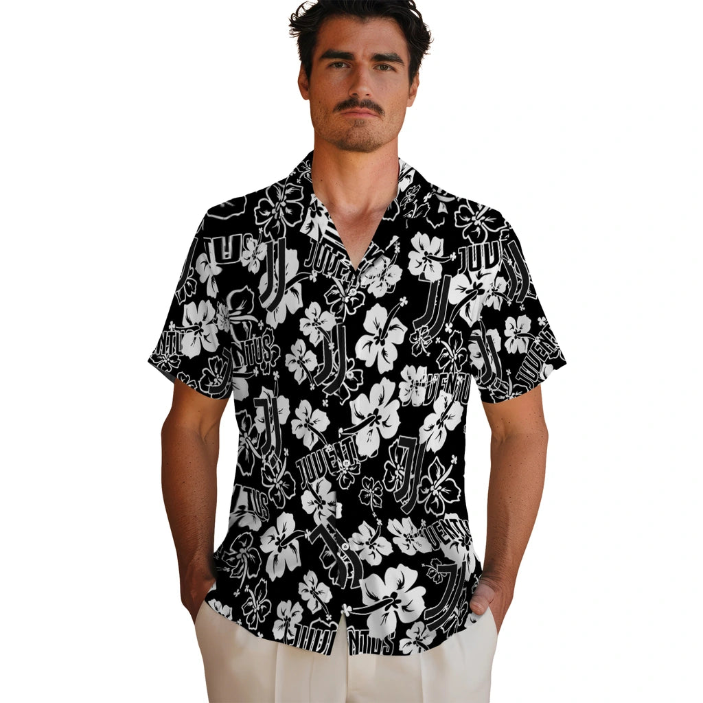 Juventus Hibiscus Bloom Hawaiian Shirt – Moonbestprint