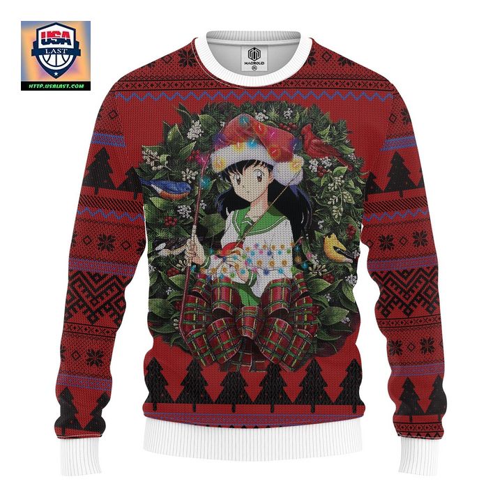 Kagome Inuyasha Mc Ugly Christmas Sweater Thanksgiving Gift ? Usalast