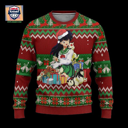 Kagome Ugly Christmas Sweater Inuyasha Anime Xmas Gift ? Usalast