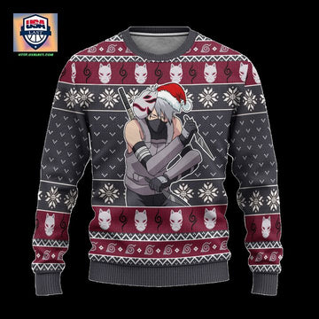 Kakashi Anbu Ugly Christmas Sweater Naruto Anime Xmas Gift ? Usalast