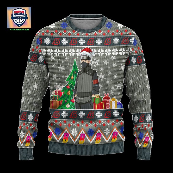 Kakashi Hatake Anime Ugly Christmas Sweater Custom Boruto Xmas Gift ? Usalast