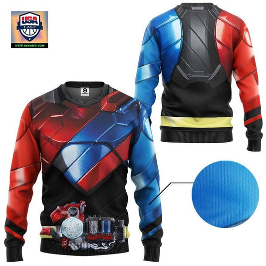 Kamen Rider Build Rabbit Tank Ugly Christmas Sweater ? Usalast