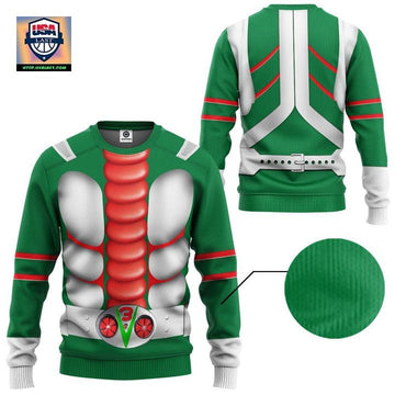 Kamen Rider V3 Ugly Christmas Sweater ? Usalast