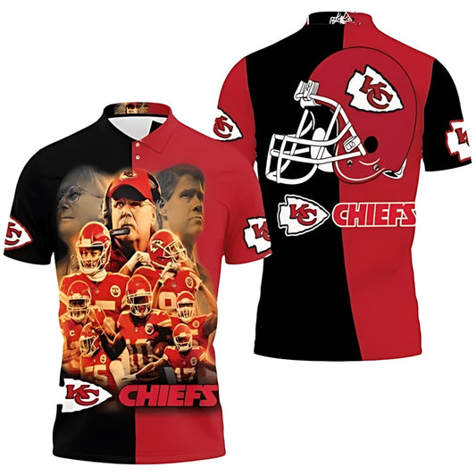 Kansas City Chiefs AFC West Division Champions Super Bowl Polo Shirt - Moonbestprint