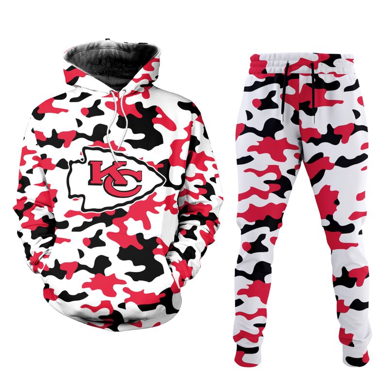 Kansas City Chiefs Camo Patterns Limited Edition Hoodie Zip Hoodie Size New055810 - Moonbestprint