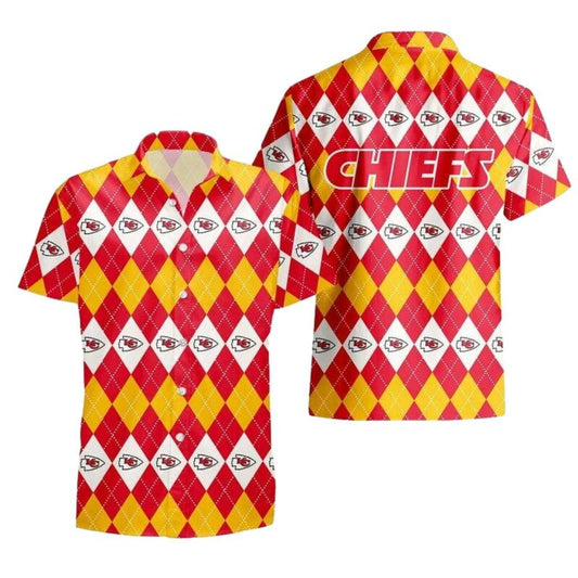 Kansas City Chiefs Unisex Graphic Printed Hawaiian Shirt Aloha Style - Moonbestprint