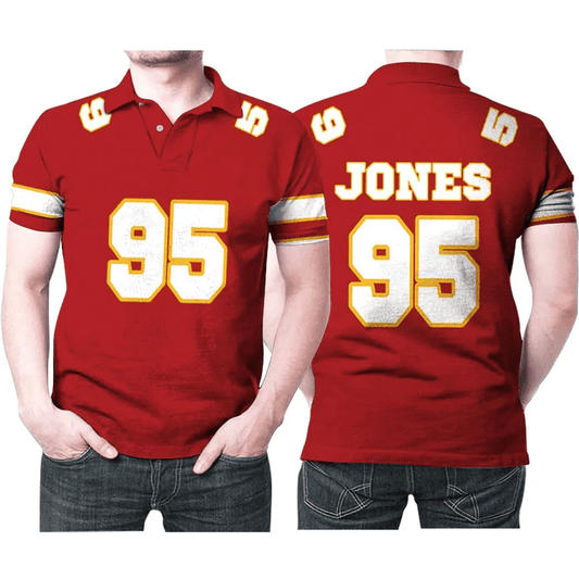 Kansas City Chiefs Chris Jones 95 Great Player Polo Shirt - Moonbestprint