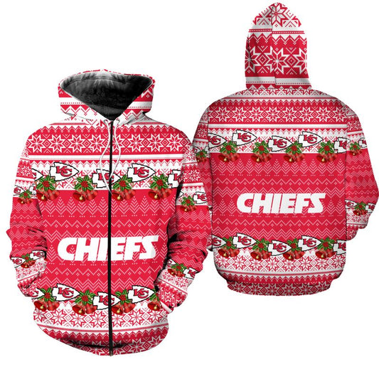 Kansas City Chiefs Christmas Limited Edition Unisex Hoodie Zip Up Hoodie Nla030610 - Moonbestprint