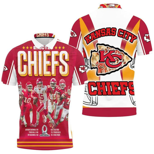 Kansas City Chiefs Elite Stars Polo Shirt - Moonbestprint