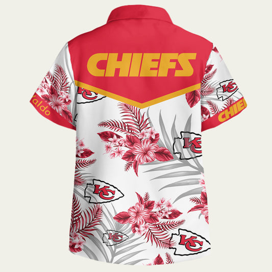 Kansas City Chiefs Grateful Dead Graphic Hawaiian Shirt Unisex Summer Tee - Moonbestprint