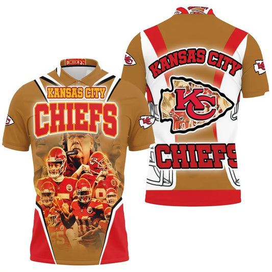 Kansas City Chiefs Gridiron Greats Polo Shirt - Moonbestprint