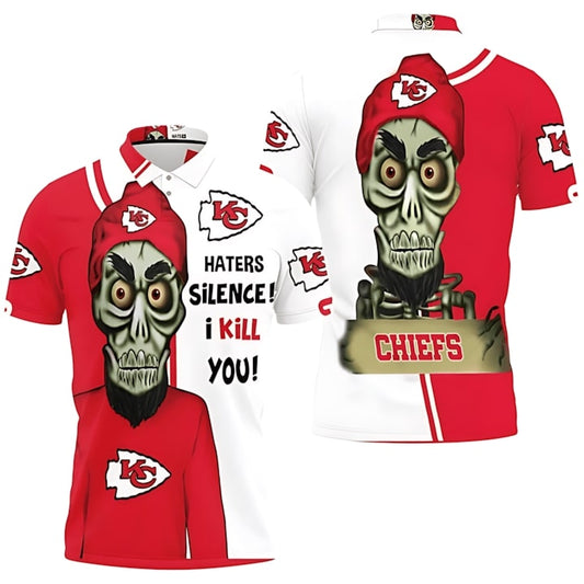 Kansas City Chiefs Haters I Kill You 3D Polo Shirt - Moonbestprint