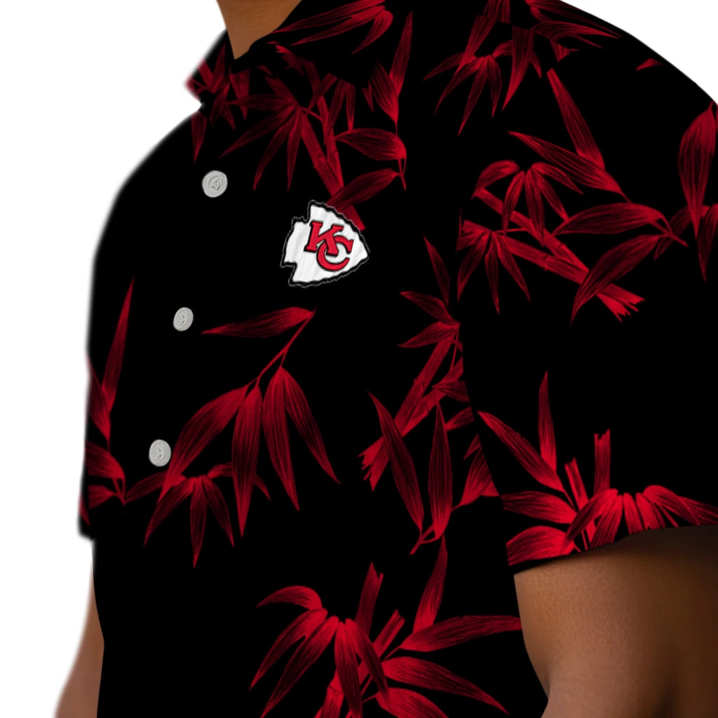 Kansas City Chiefs Hawaiian Shirt - Bamboo Branches | Moonbestprint