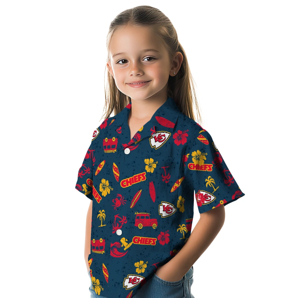 Kansas City Chiefs Hawaiian Shirt - Beach Vibe | Moonbestprint
