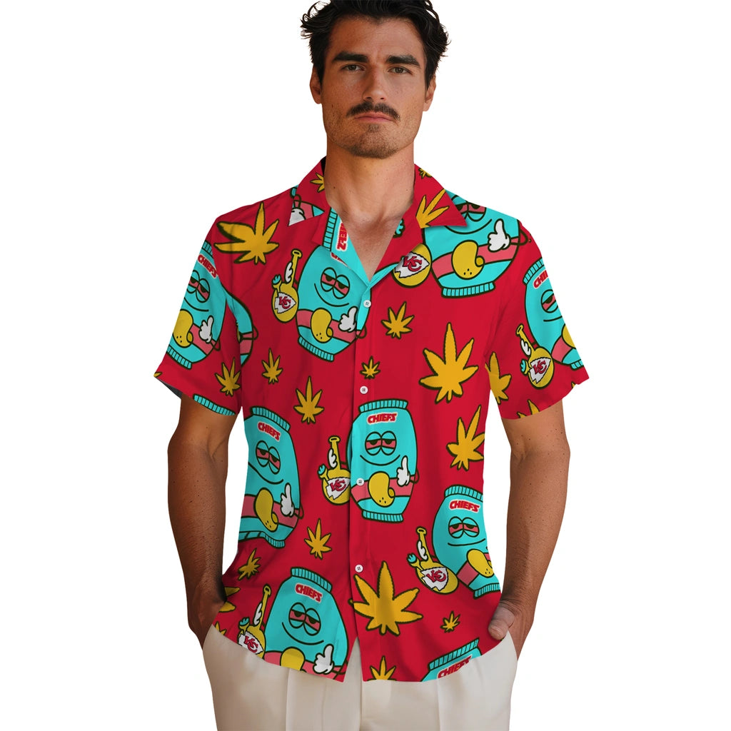 Kansas City Chiefs Hawaiian Shirt - Chill Vibe | Moonbestprint